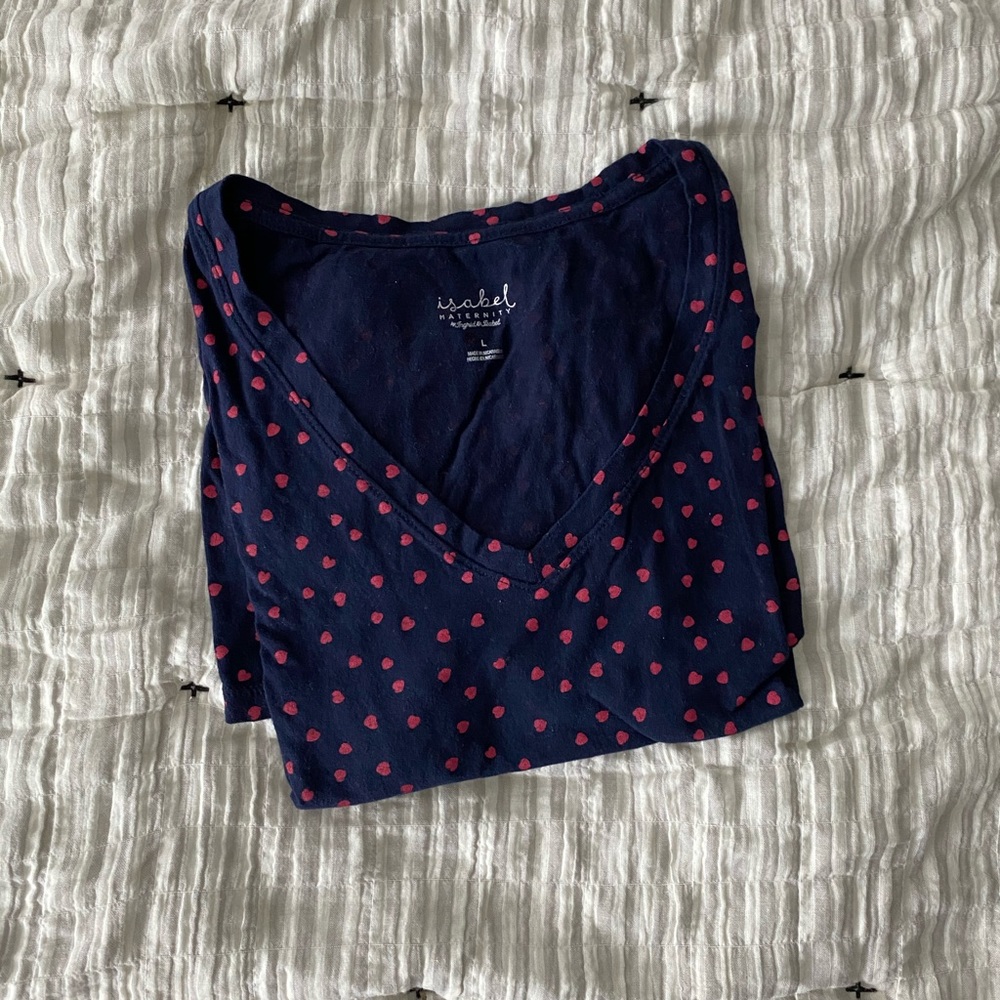 Isabel Maternity for Target heart print tee